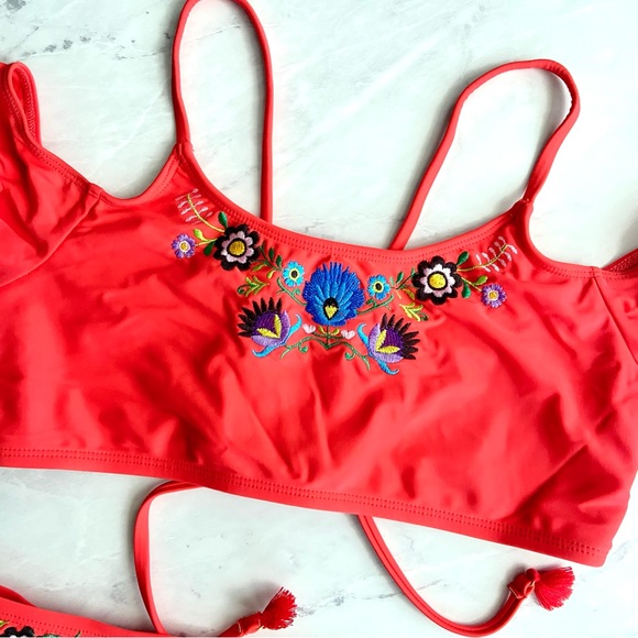 Heart & Harmony Girls Coral Swimsuit Size 16 - Picture 6 of 14